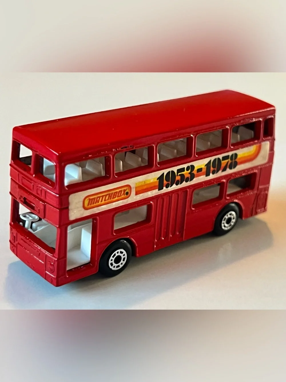Vintage Matchbox Superfast No. 17 The Londoner 1953-1978 Double Decker Lesney